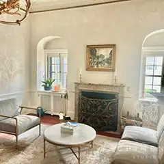 Applicator: Carrie Chimenti. Product: Mirror (living room).